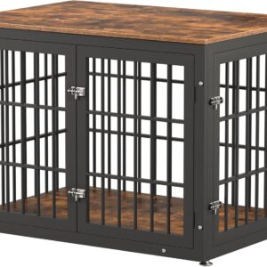 rehomerance 42″ Heavy Duty Dog Crate Furniture for Large and Medium Dogs rehomerance 42″ Heavy Duty Dog Crate Furniture for Large and Medium Dogs