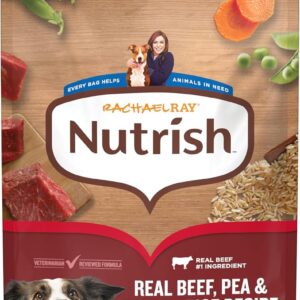 Nutrish Dry Dog Food, Beef, Pea & Brown Rice, 5 lb. Bag (Rachael Ray) Nutrish Dry Dog Food, Beef, Pea & Brown Rice, 5 lb. Bag (Rachael Ray)