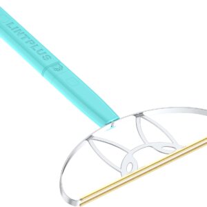 MAX LINTPLUS Pet Hair Remover – 2X Larger Cleaning Head, Adjustable 2-in-1 Handle (Extended & Compact Modes), Effortless Fur Removal from Carpets, Furniture, Bedding & Upholstery