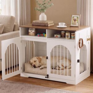 Seang 39” Dog Crate Furniture, Dog Kennel Indoor for Medium/Large Dogs
