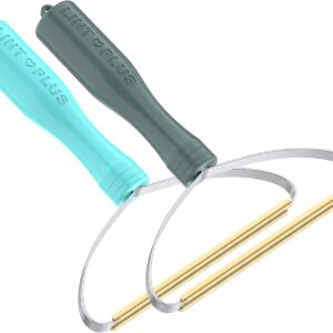 LINTPLUS Pet Hair Remover Carpet x2 & Lint Root Cleaner Pro Pet Hair Remover by LINTPLUS,Special Pet Hair Removal Tool Multi Fabric Edge and Carpet Rake for Couch, Pet Towers and Rugs