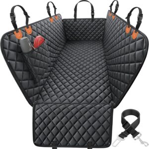 URPOWER Dog Car Seat Cover for Back Seat, 100% Waterproof Hammock for Car