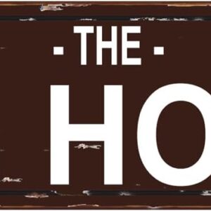 The Dog House Sign 16 x 4 Inch, Funny Pet Decor for Backyard Kennel, Dog Lover Gift, Metal Sign Wall Art Rustic Farmhouse Style