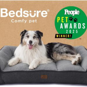 Bedsure SupportMax® Extra Thick Orthopedic XL Dog Beds Large Sized Dog