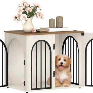 Hzuaneri 26.8 in Dog Crate Furniture,Dog Kennel Indoor for Small Dogs