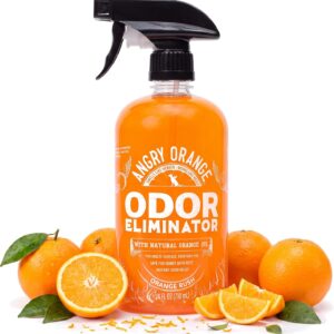 ANGRY ORANGE Pet Odor Eliminator for Dog and Cat Urine, Orange Rush, 24 oz