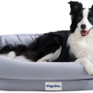 Orthopedic Dog Bed for Large Dogs, Pet Sofa Bed, XL, Gray