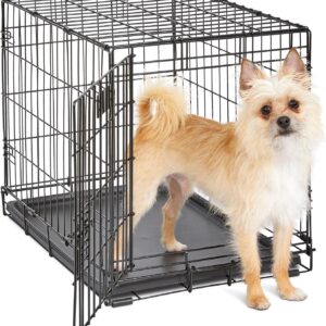 Midwest 24-Inch Single Door iCrate, for Small Breeds, 12-20 lbs