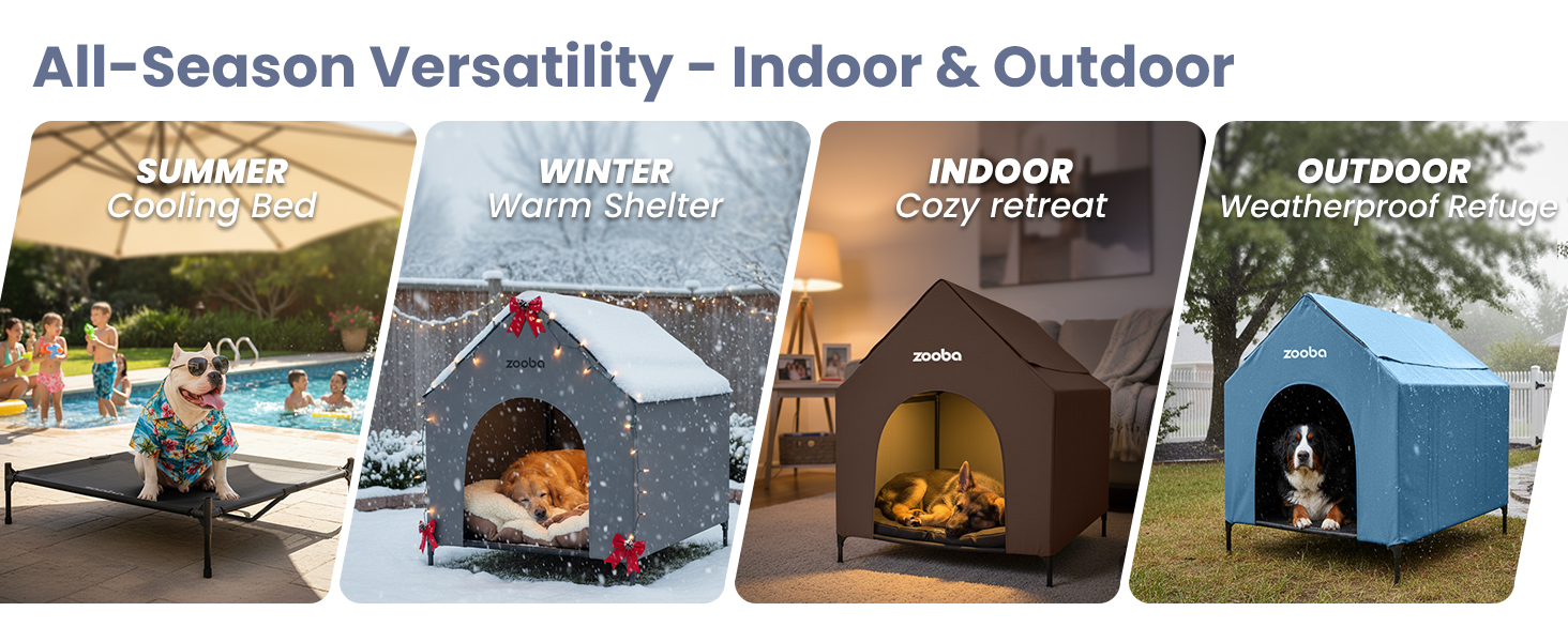 All-Season Indoor &amp;amp; Outdoor Dog House